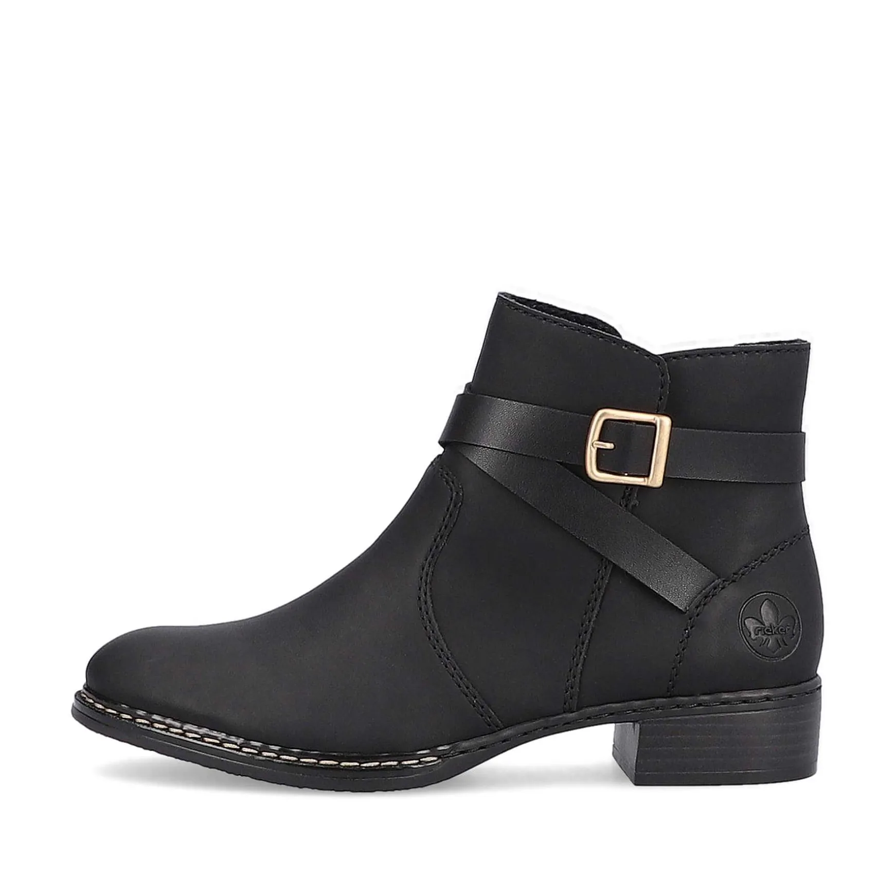 Rieker Women'S Ankle Boots Jet Black