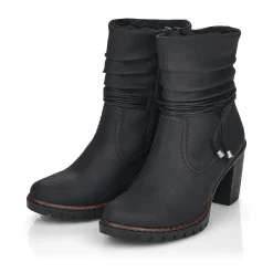 Rieker Women'S Ankle Boots Jet Black