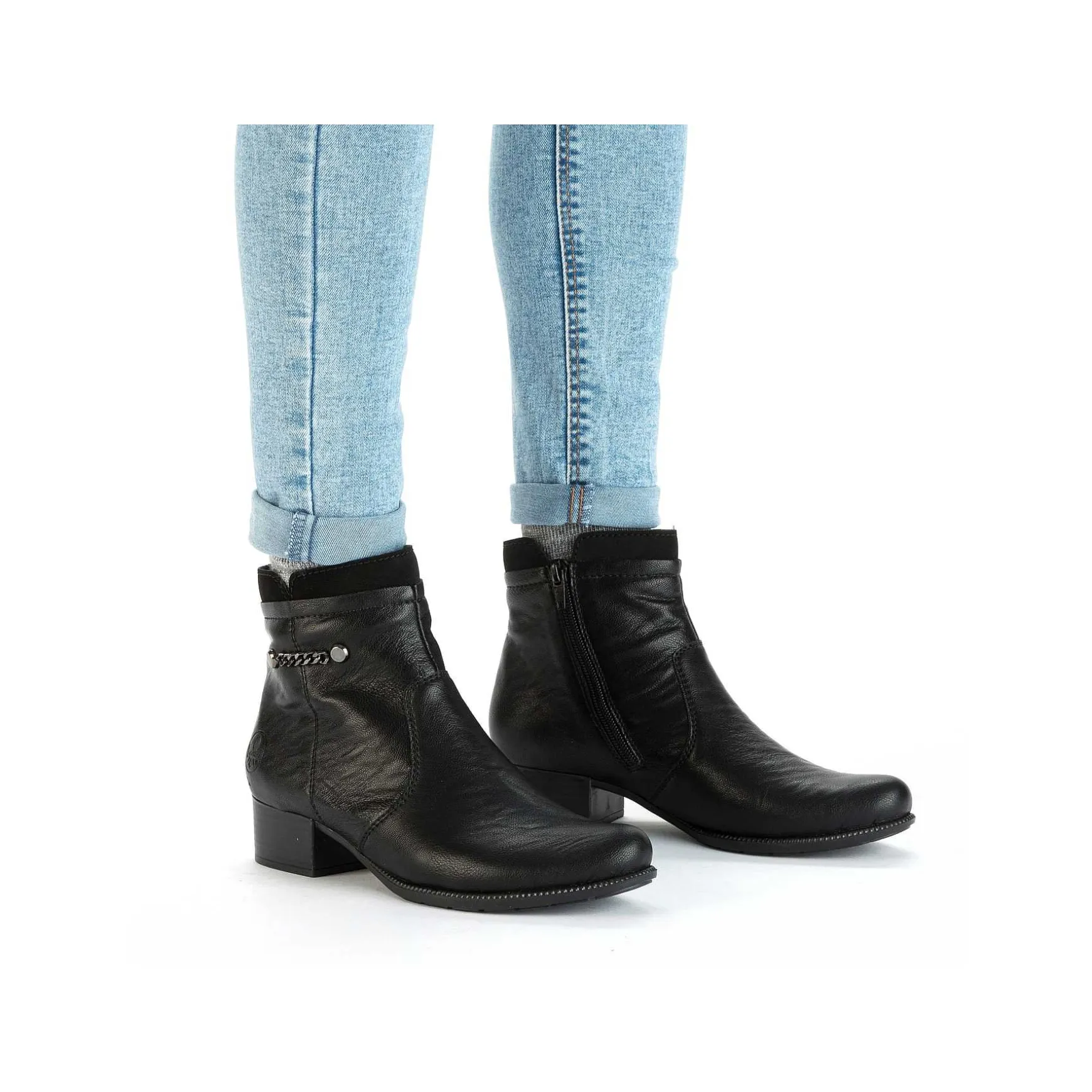 Rieker Women'S Ankle Boots Night Black