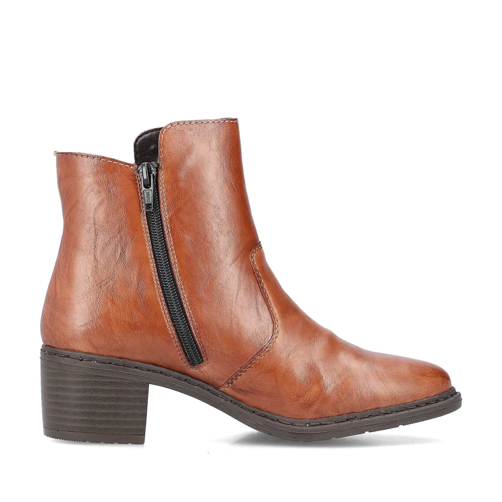 Rieker Women'S Ankle Boots Copper Brown