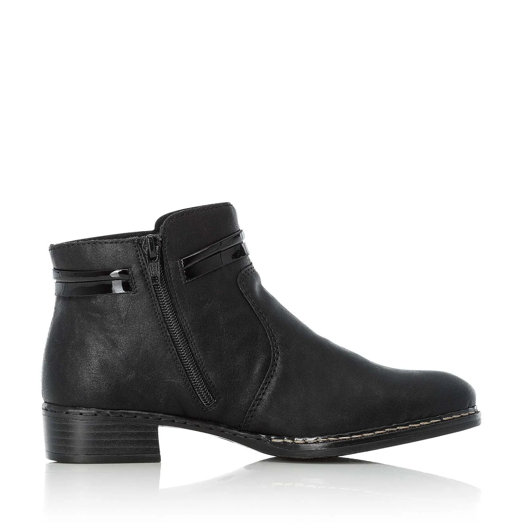 Rieker Women'S Ankle Boots Graphite Black