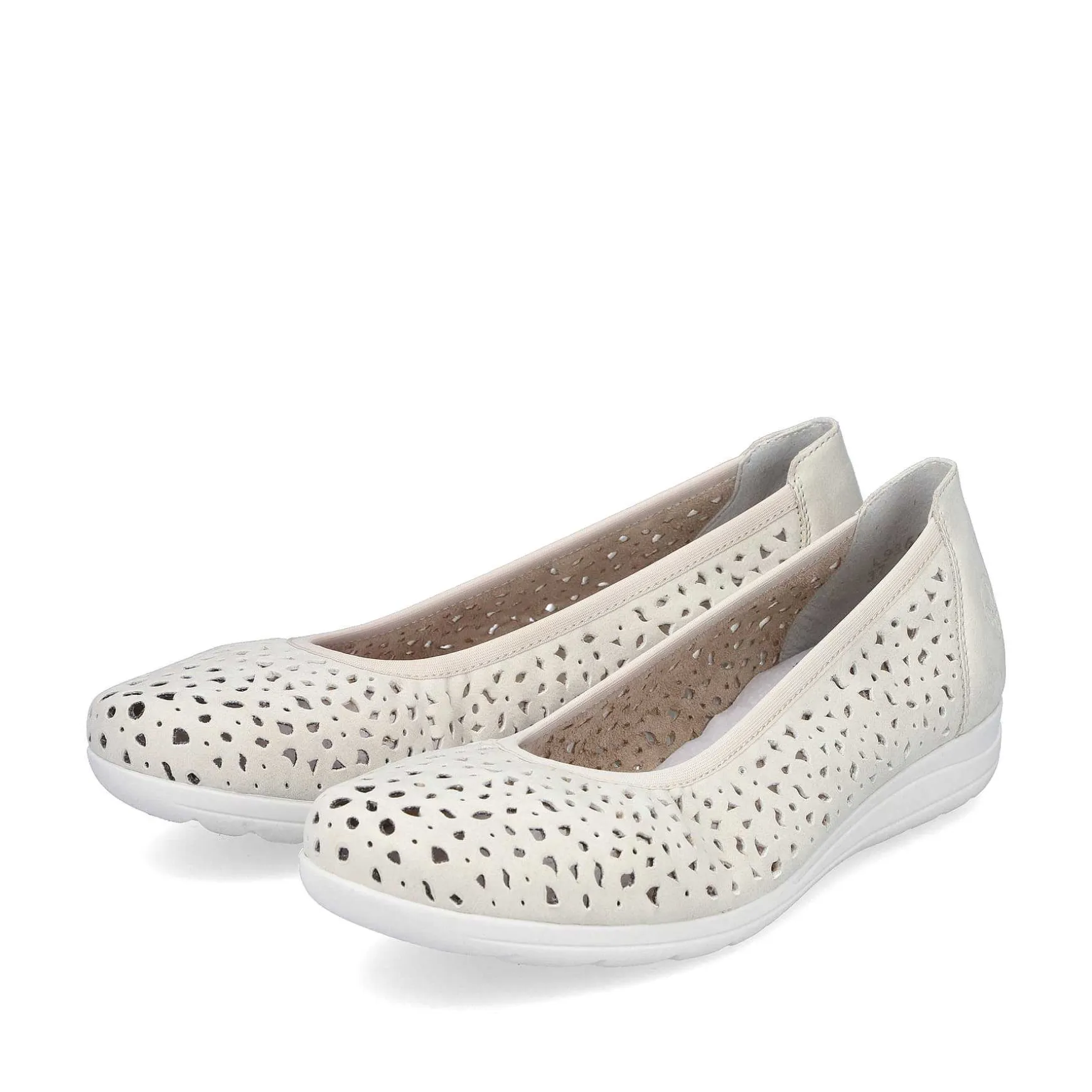 Rieker Women'S Ballerinas Light Beige
