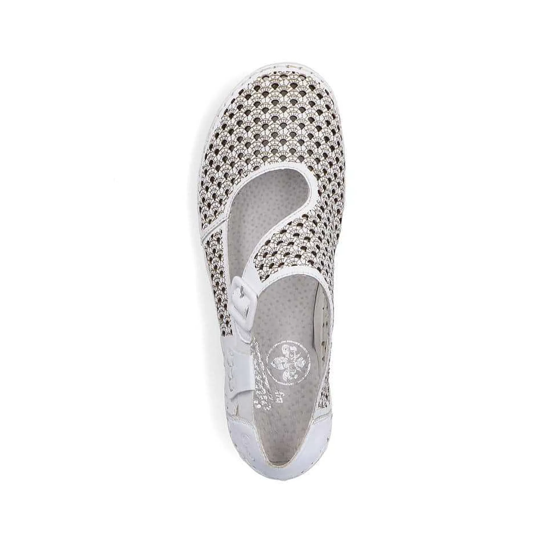 Rieker Women'S Ballerinas Crystal White