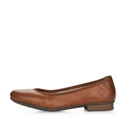 Rieker Women'S Ballerinas Chestnut Brown
