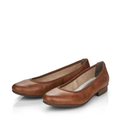 Rieker Women'S Ballerinas Chestnut Brown