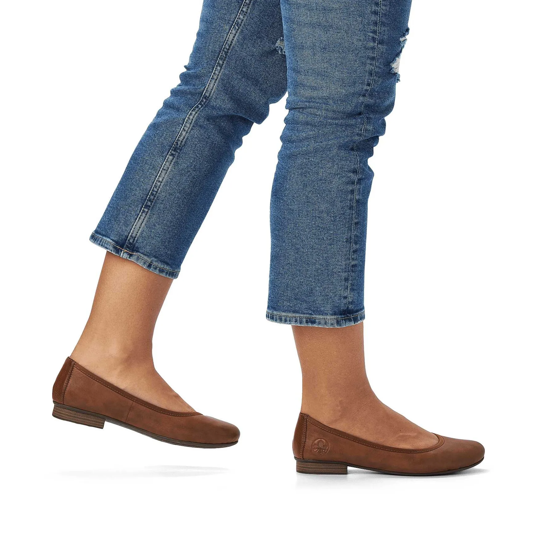Rieker Women'S Ballerinas Chestnut Brown