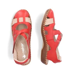 Rieker Women'S Ballerinas Fire Red