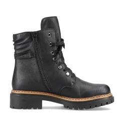 Rieker Women'S Biker Boots Jet Black