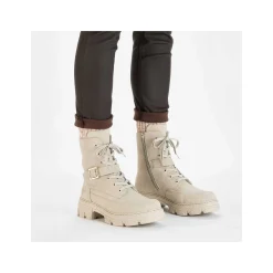 Rieker Women'S Biker Boots Champagne