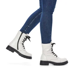 Rieker Women'S Biker Boots Pure White