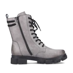 Rieker Women'S Biker Boots Granite Gray