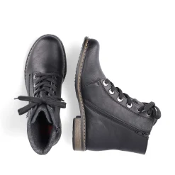 Rieker Women'S Biker Boots Jet Black