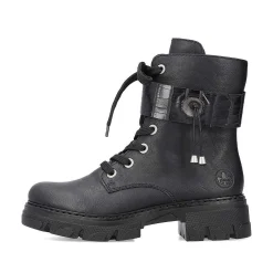 Rieker Women'S Biker Boots Jet Black