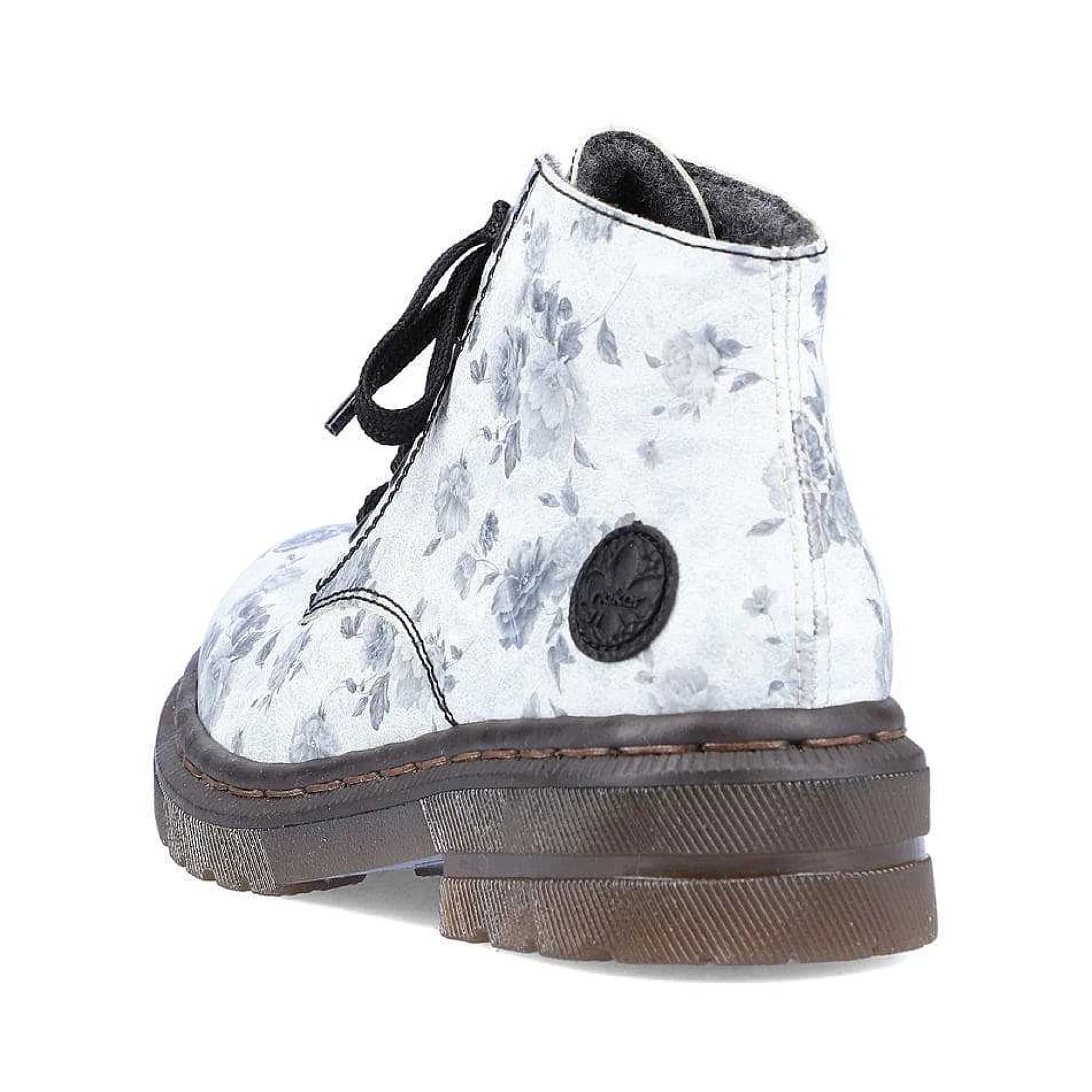Rieker Women'S Biker Boots Silver White
