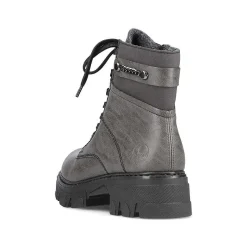Rieker Women'S Biker Boots Moon Gray