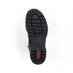 Rieker Women'S Biker Boots Asphalt Black