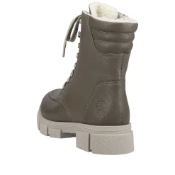 Rieker Women'S Biker Boots Granite Gray