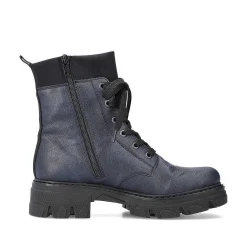 Rieker Women'S Biker Boots Navy Blue