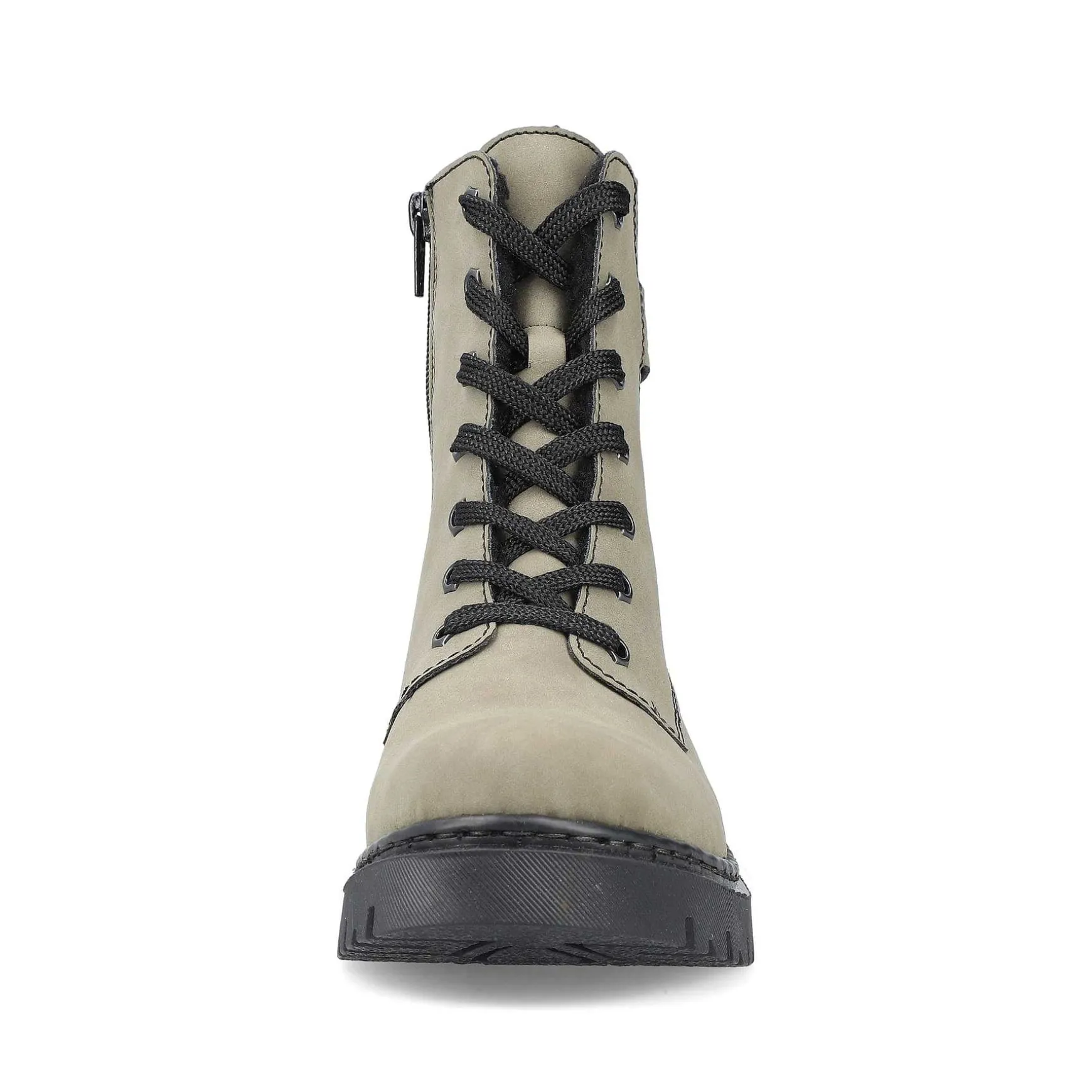 Rieker Women'S Biker Boots Gray Green