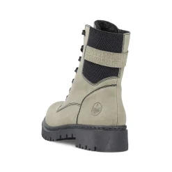 Rieker Women'S Biker Boots Gray Green
