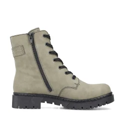Rieker Women'S Biker Boots Gray Green