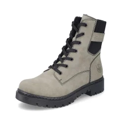Rieker Women'S Biker Boots Gray Green