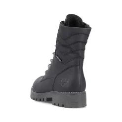 Rieker Women'S Biker Boots Asphalt Black