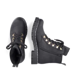 Rieker Women'S Biker Boots Jet Black