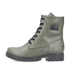 Rieker Women'S Biker Boots Gray Green