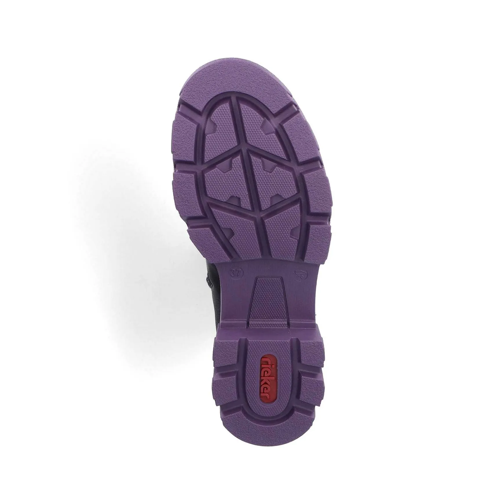 Rieker Women'S Biker Boots Night Black-Purple