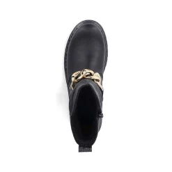 Rieker Women'S Biker Boots Jet Black