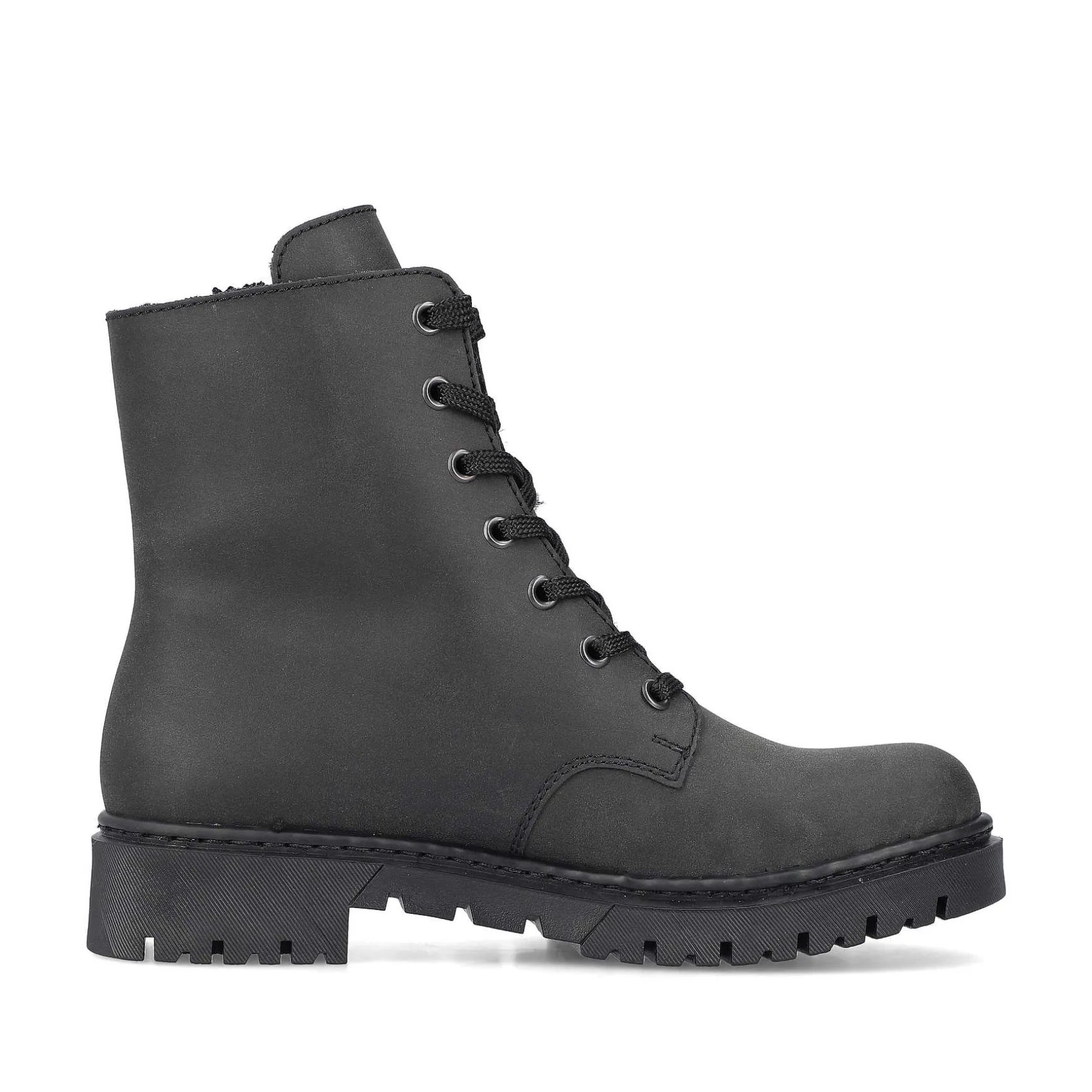 Rieker Women'S Biker Boots Jet Black