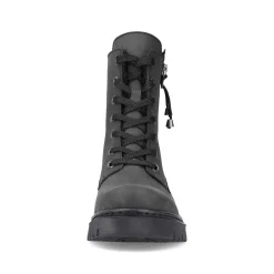 Rieker Women'S Biker Boots Jet Black