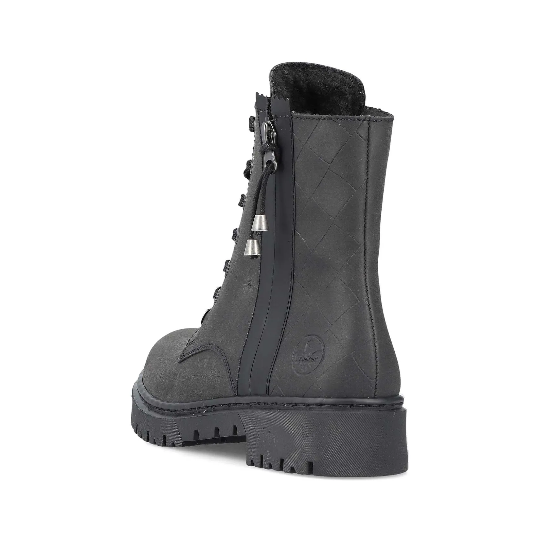 Rieker Women'S Biker Boots Jet Black
