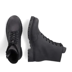 Rieker Women'S Biker Boots Jet Black