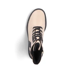 Rieker Women'S Biker Boots Vanilla Beige