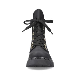 Rieker Women'S Biker Boots Jet Black