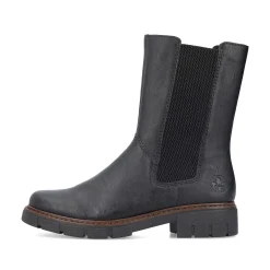 Rieker Women'S Chelsea Boots Jet Black