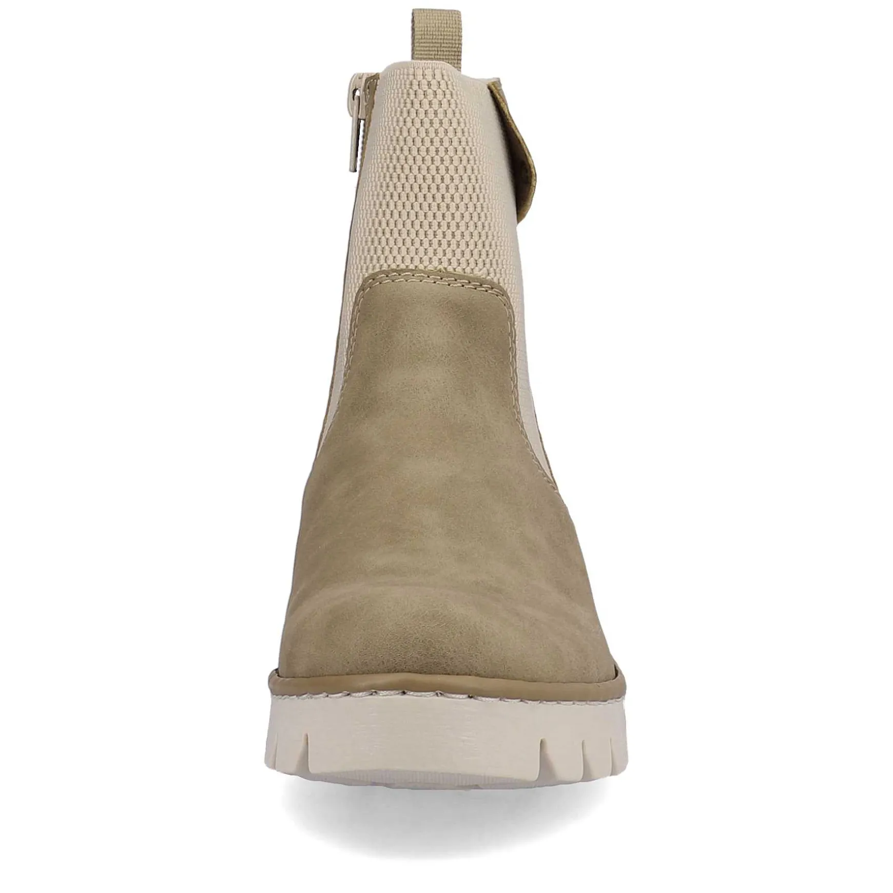 Rieker Women'S Chelsea Boots Beige Brown