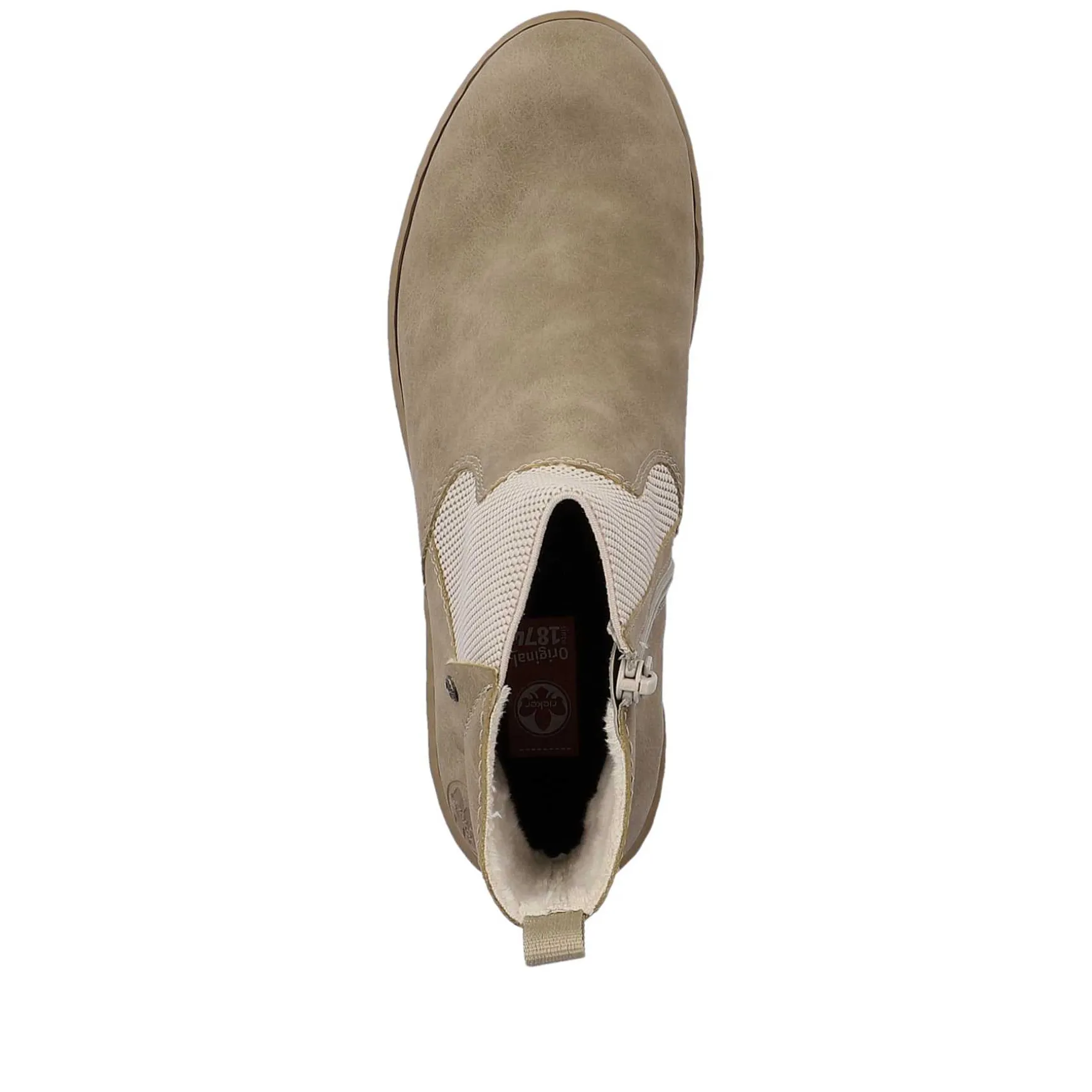 Rieker Women'S Chelsea Boots Beige Brown