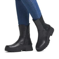 Rieker Women'S Chelsea Boots Deep Black