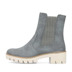 Rieker Women'S Chelsea Boots Gray Blue