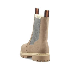 Rieker Women'S Chelsea Boots Brown Beige