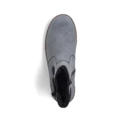 Rieker Women'S Chelsea Boots Grey-Blue-Black
