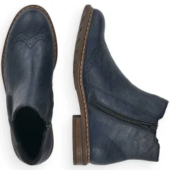 Rieker Women'S Chelsea Boots Navy Blue