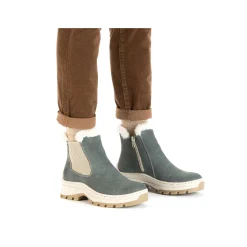 Rieker Women'S Chelsea Boots Grey-Blue-Beige