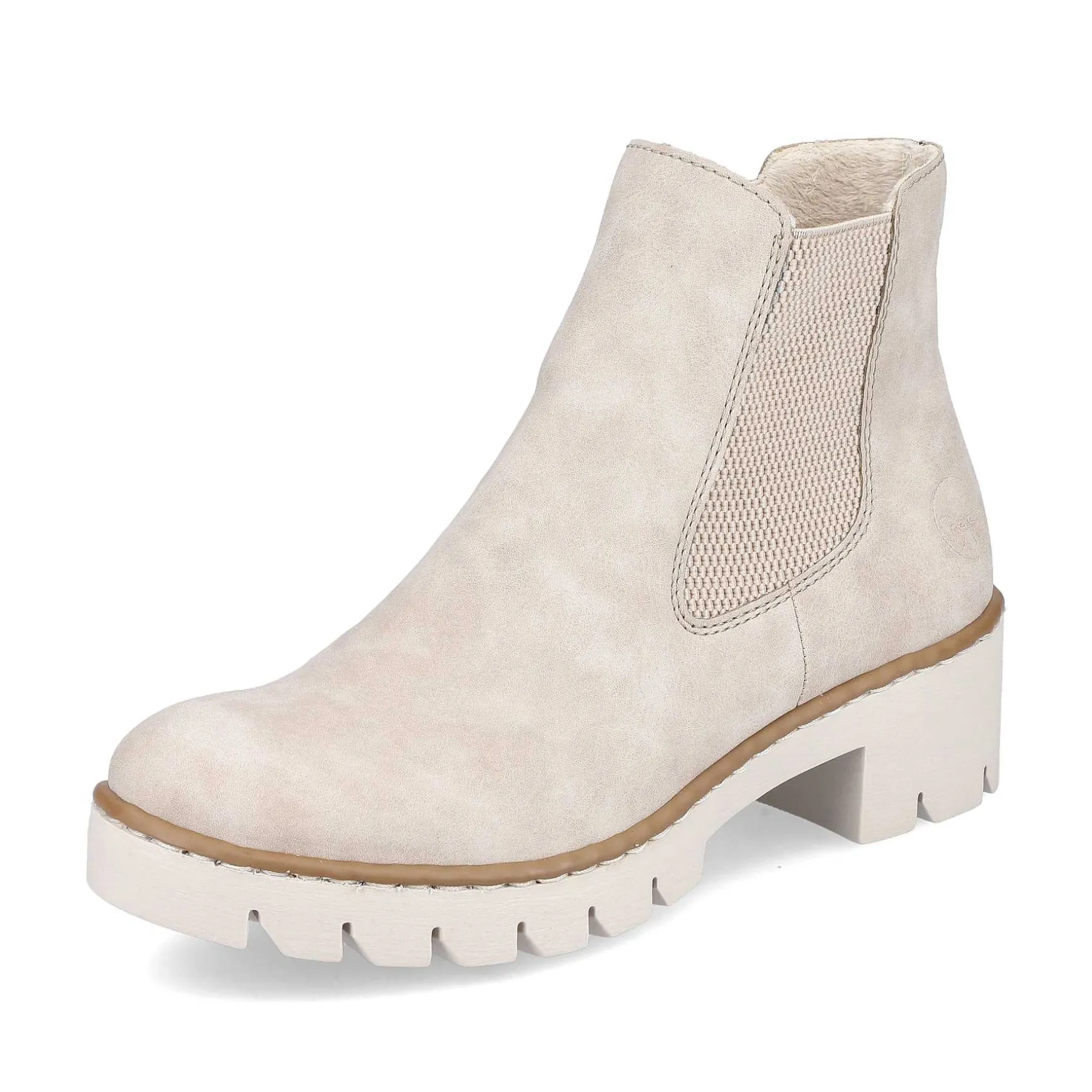 Rieker Women'S Chelsea Boots Sand Beige
