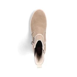 Rieker Women'S Chelsea Boots Beige Brown