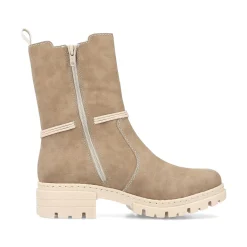 Rieker Women'S Chelsea Boots Beige Brown