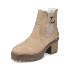 Rieker Women'S Chelsea Boots Brown Beige
